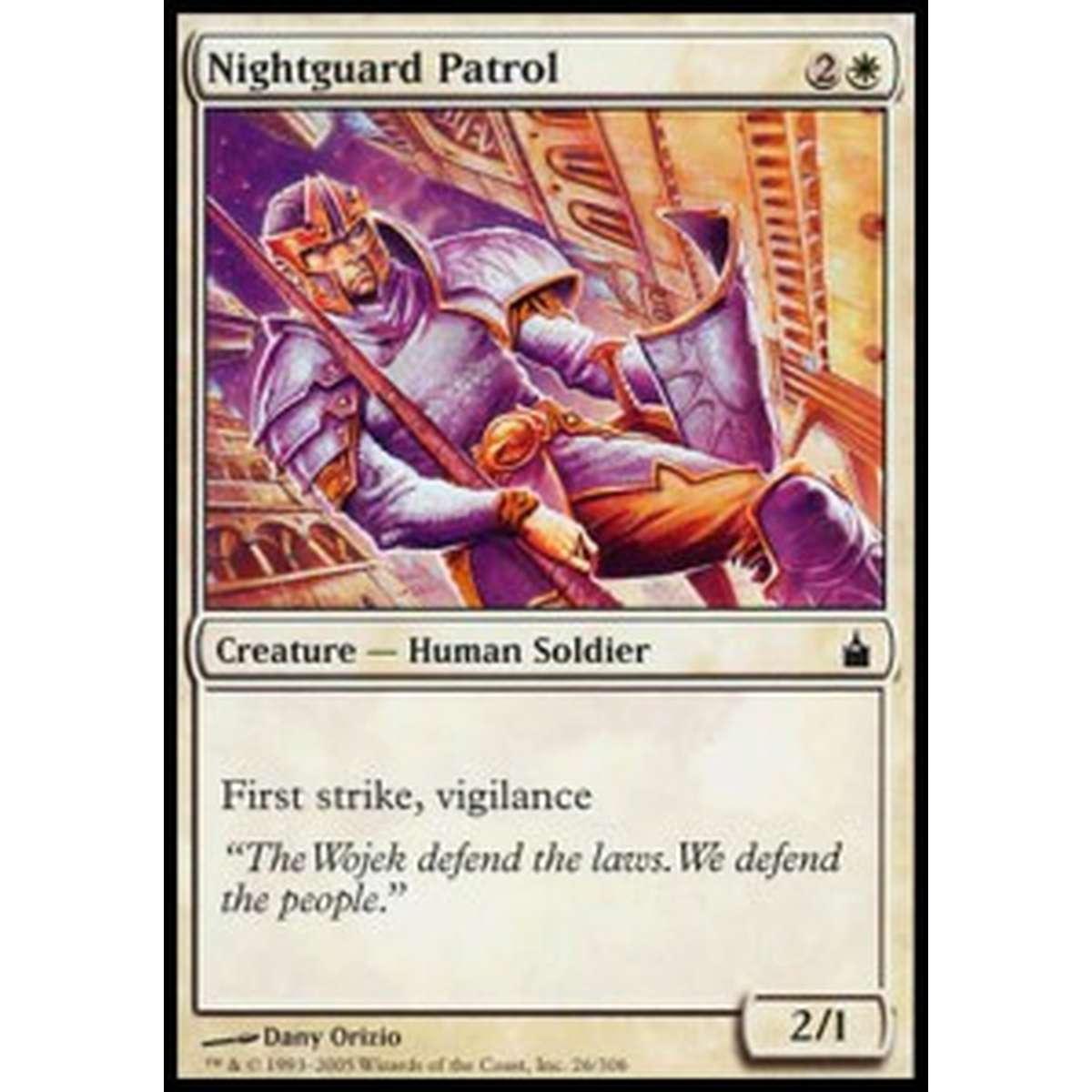 Nightguard Patrol - Pattuglia Notturna - [RAV] [EX] [Foil]