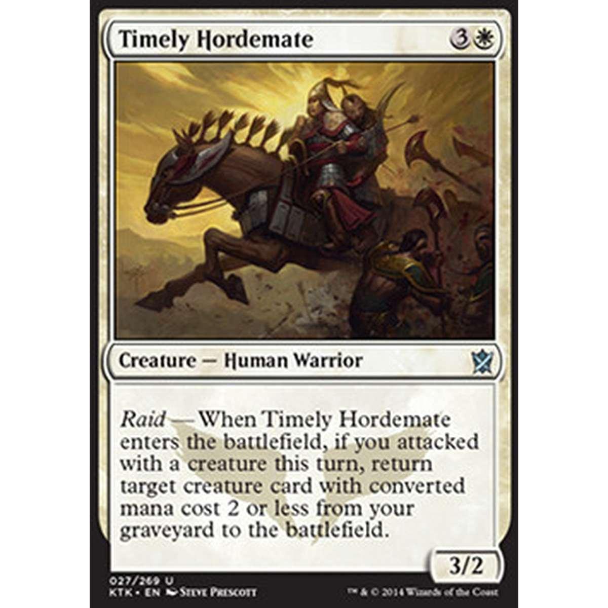 Timely Hordemate - Compagna dell'Orda Tempestiva - [KTK] [NM] [Foil]