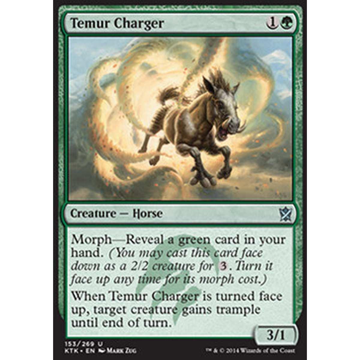 Temur Charger - Destriero Temur - [KTK] [NM] [Foil]