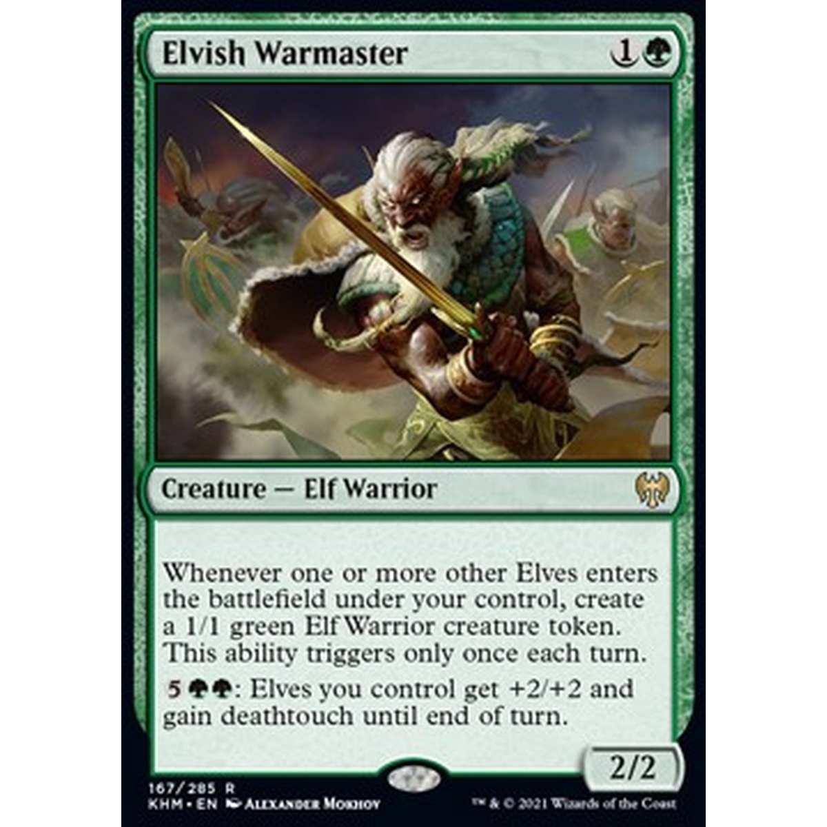 Elvish Warmaster - Elvish Warmaster - [KHM] [NM]