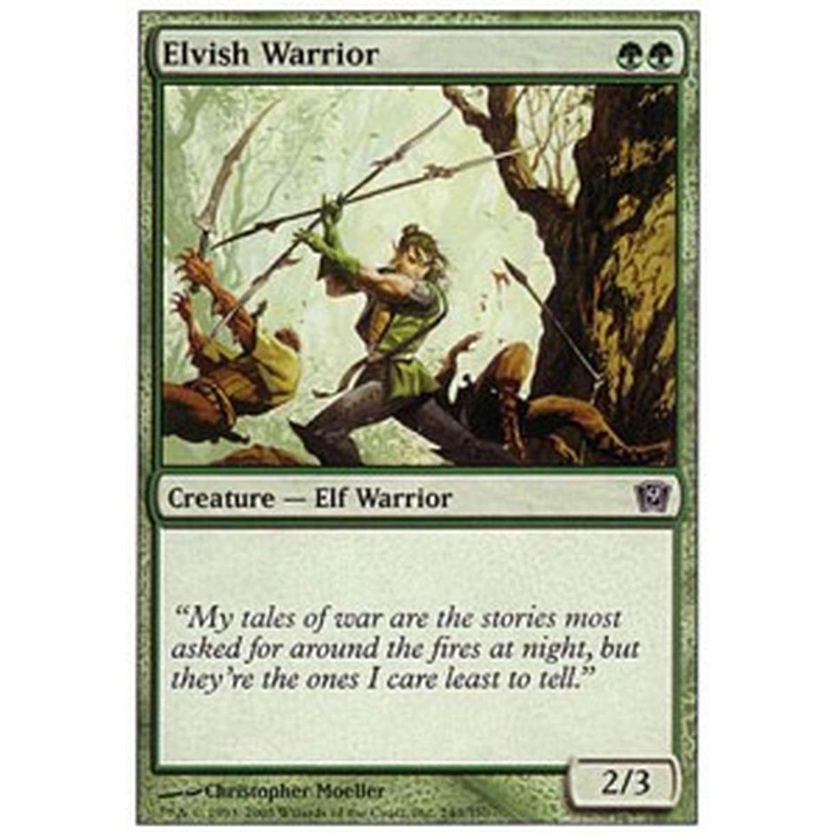 Elvish Warrior - Guerriero Elfico - [9ED] [NM]