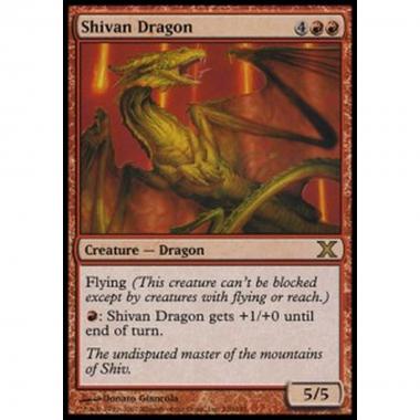 Shivan Dragon - Shivan Dragon - [10E] [EX]