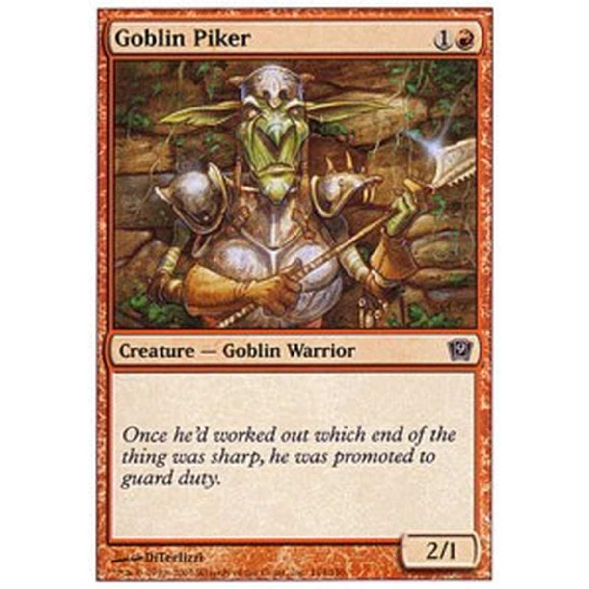 Goblin Piker - Picchiere Goblin - [9ED] [NM]