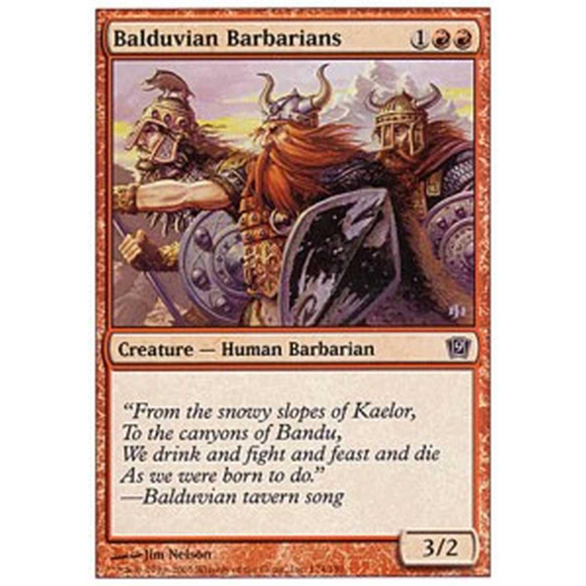 Balduvian Barbarians - Barbari di Balduvia - [9ED] [NM]