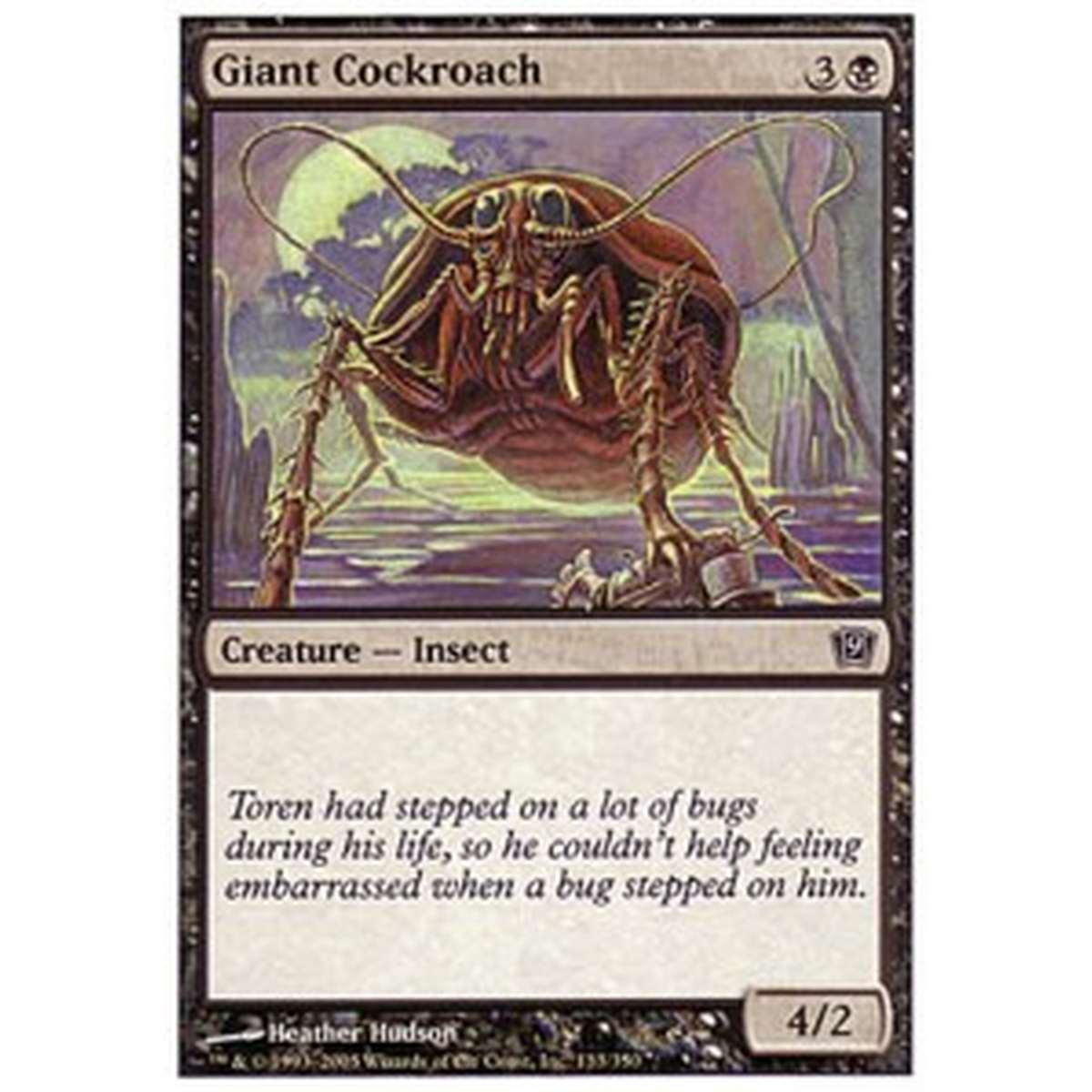 Giant Cockroach - Scarafaggio Gigante - [9ED] [NM]