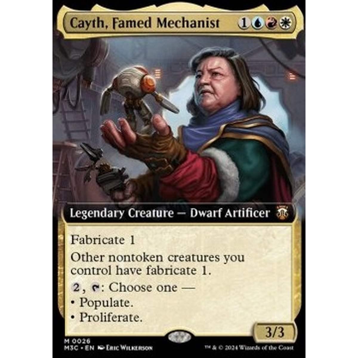 Cayth, Famed Mechanist (V.3) - Cayth, Famed Mechanist (V.3) - [XM3C] [NM]