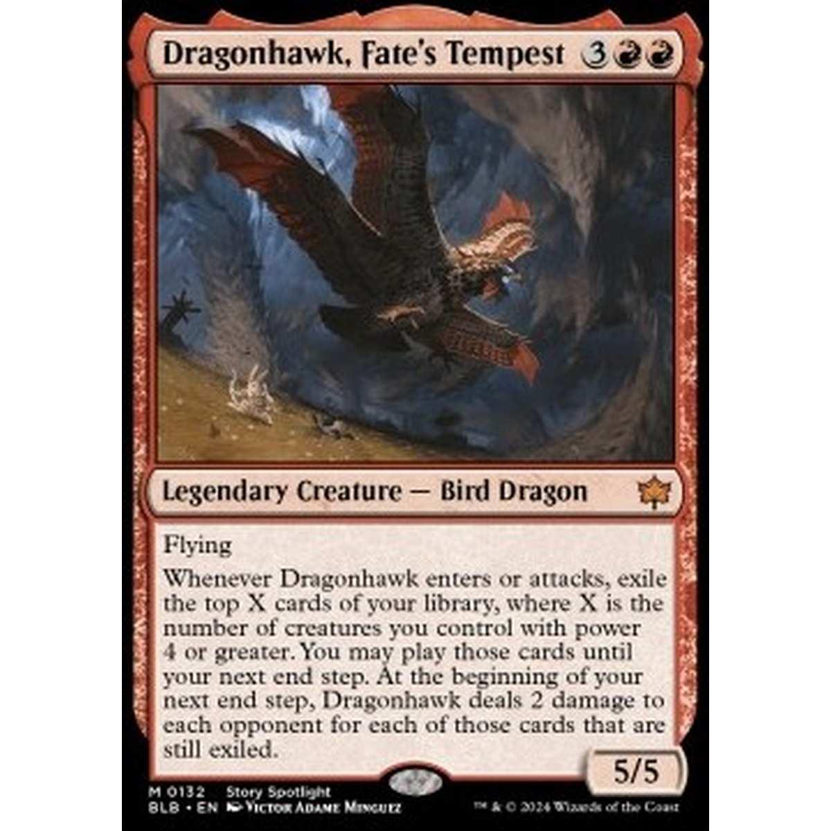 Dragonhawk, Fate's Tempest - Dragonhawk, Fate's Tempest - [BLB] [NM]