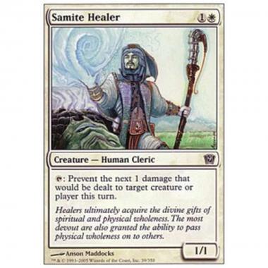 Samite Healer - Guaritore Bianco - [9ED] [EX]