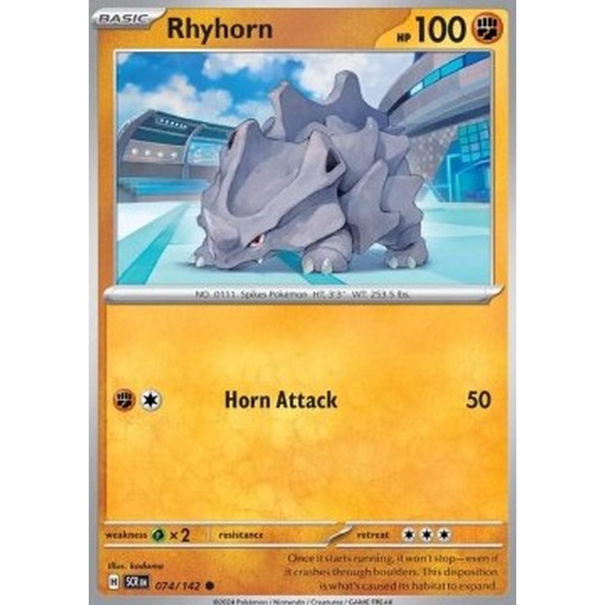 Rhyhorn  - Rhyhorn  - [SCR] [NM]