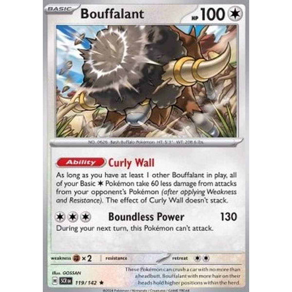 Bouffalant  - Bouffalant  - [SCR] [NM]