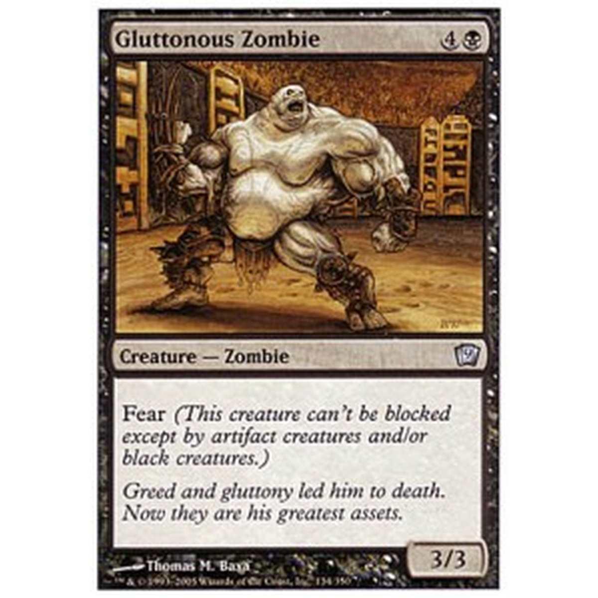 Gluttonous Zombie - Zombie Vorace - [9ED] [NM]