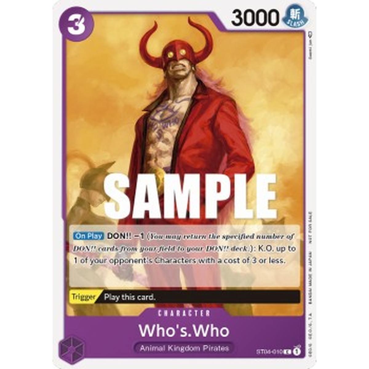 Who's.Who (ST04-010) - Who's.Who (ST04-010) - [UP] [NM]