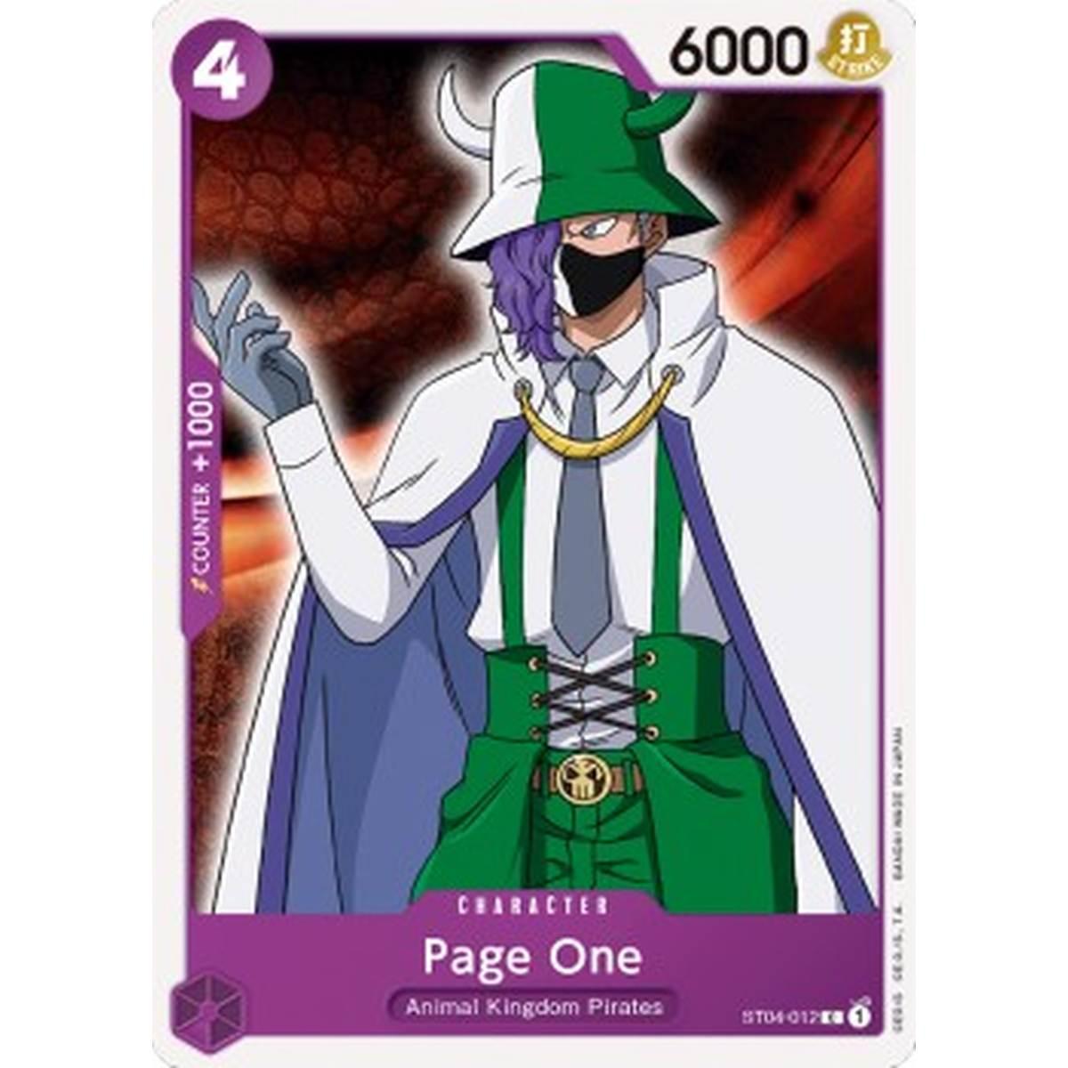 Page One (ST04-012) (V.1) - Page One (ST04-012) (V.1) - [ST-04] [NM]