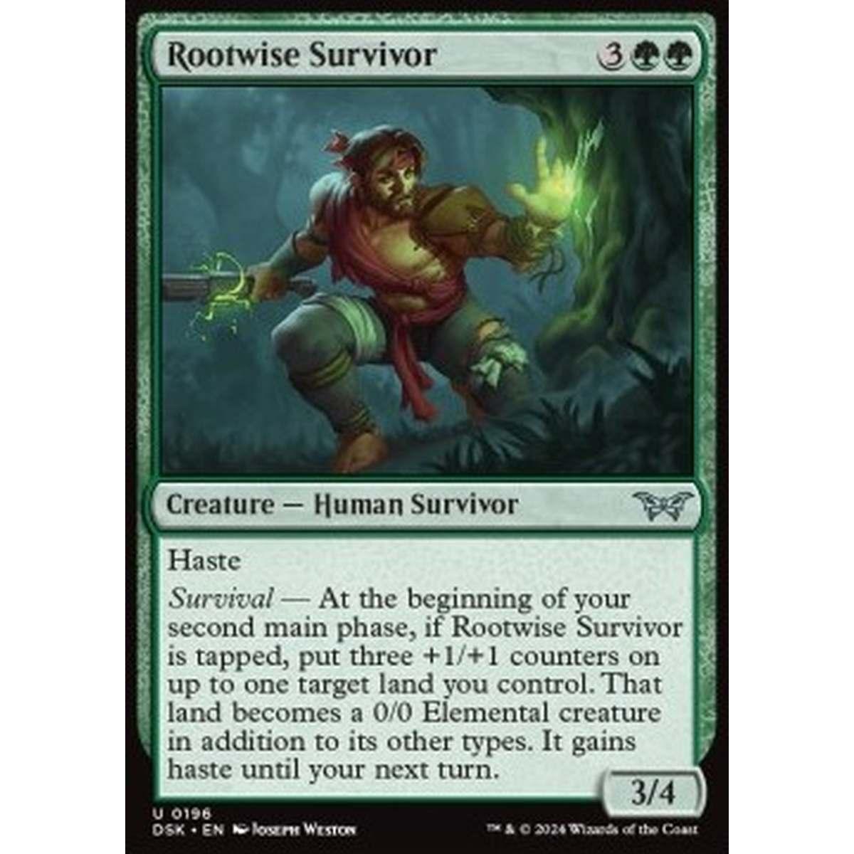 Rootwise Survivor - Rootwise Survivor - [DSK] [NM] [Foil]