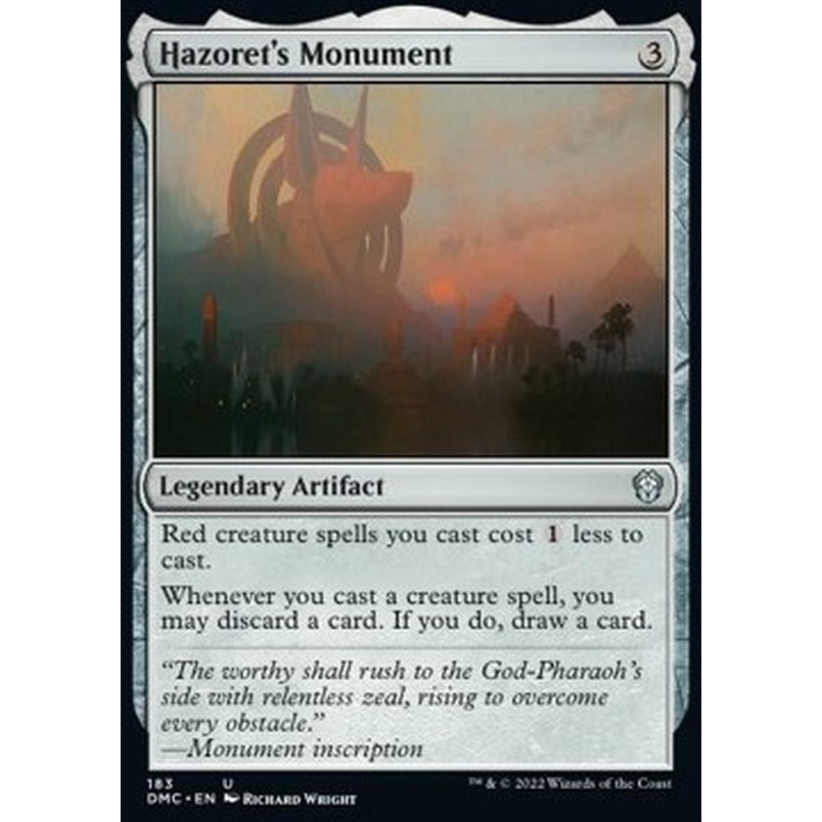 Hazoret's Monument - Hazoret's Monument - [DMC] [NM]