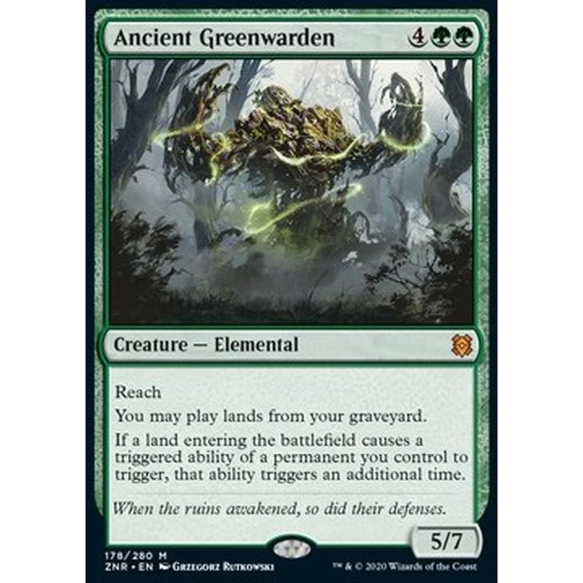 Ancient Greenwarden - Ancient Greenwarden - [ZNR] [NM]