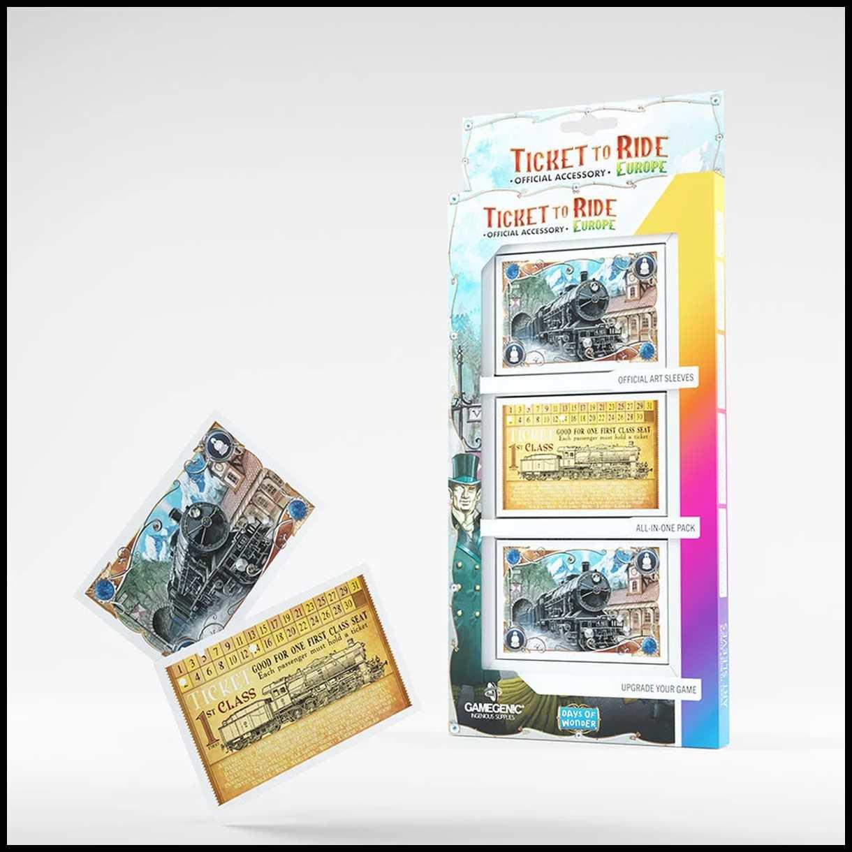 Ticket To Ride Europa - Gamegenic Art Sleeves