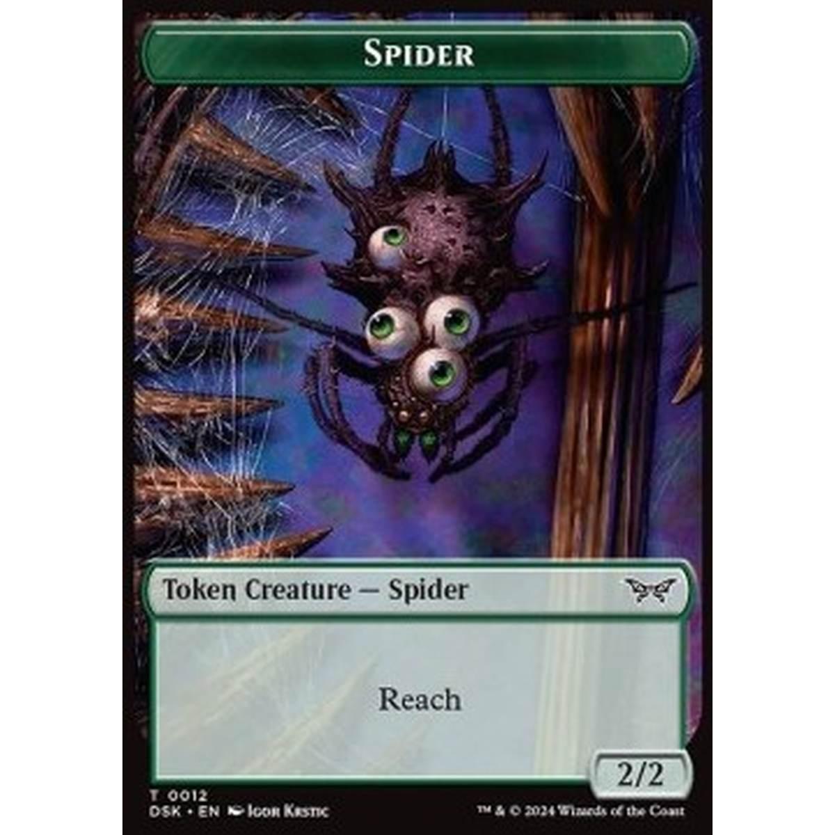Spider Token (Green 2/2) - Spider Token (Green 2/2) - [TDSK] [NM]