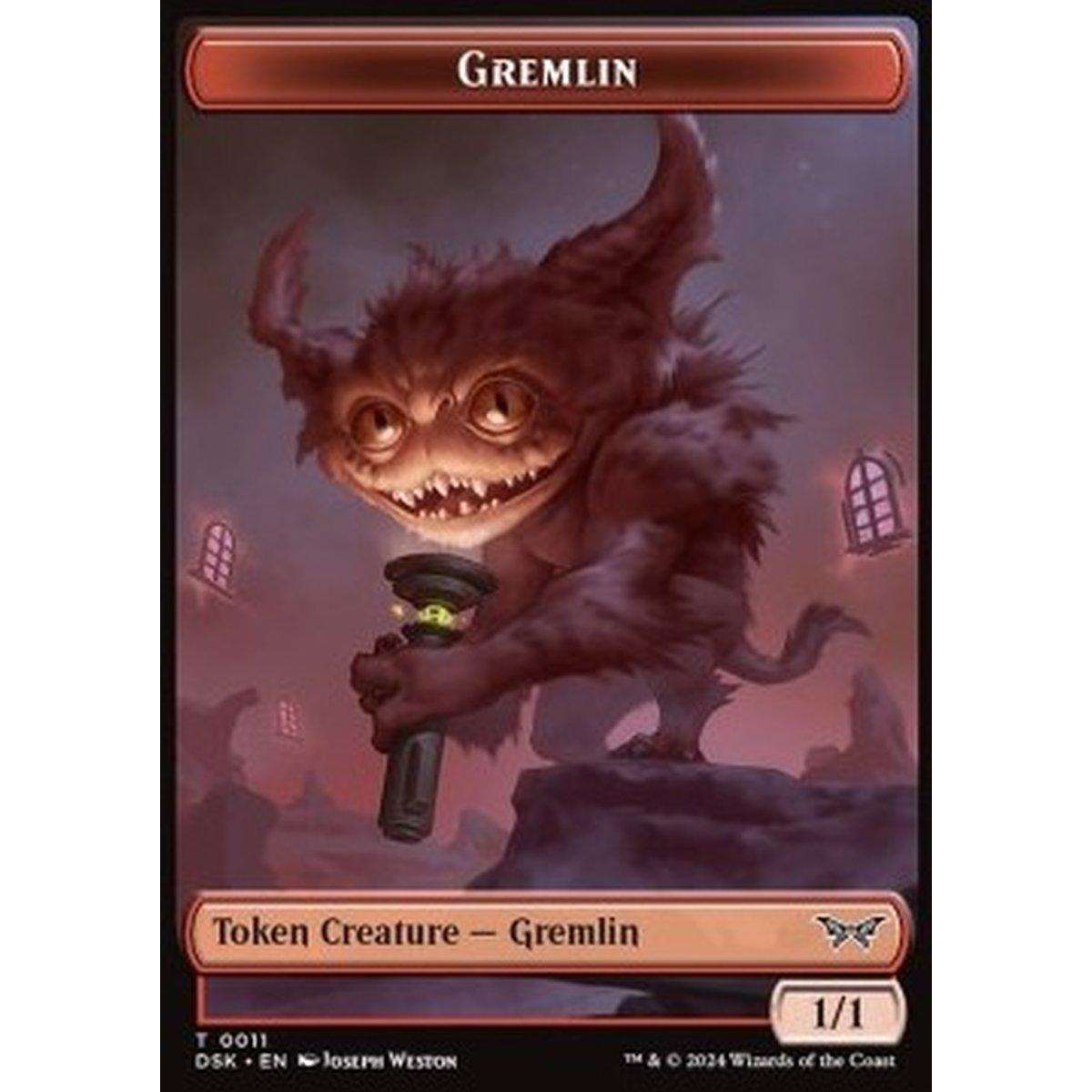 Gremlin Token (Red 1/1) - Gremlin Token (Red 1/1) - [TDSK] [NM]