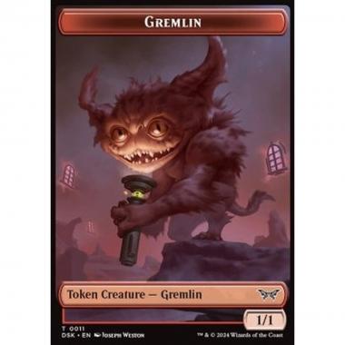 Gremlin Token (Red 1/1) - Gremlin Token (Red 1/1) - [TDSK] [NM]