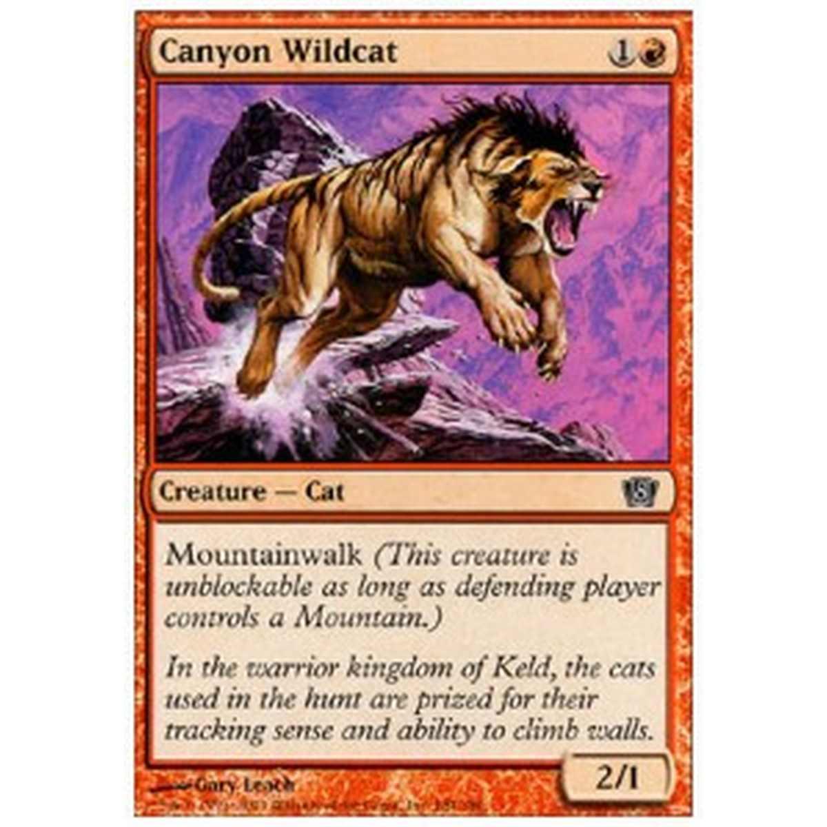 Canyon Wildcat - Canyon Wildcat - [8ED] [EX]