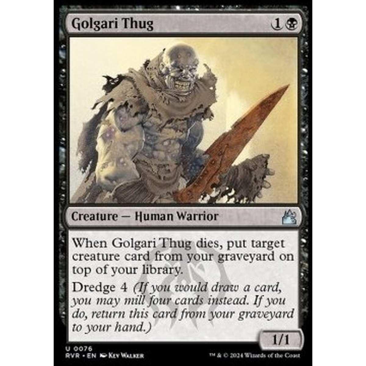 Golgari Thug - Golgari Thug - [RVR] [NM]