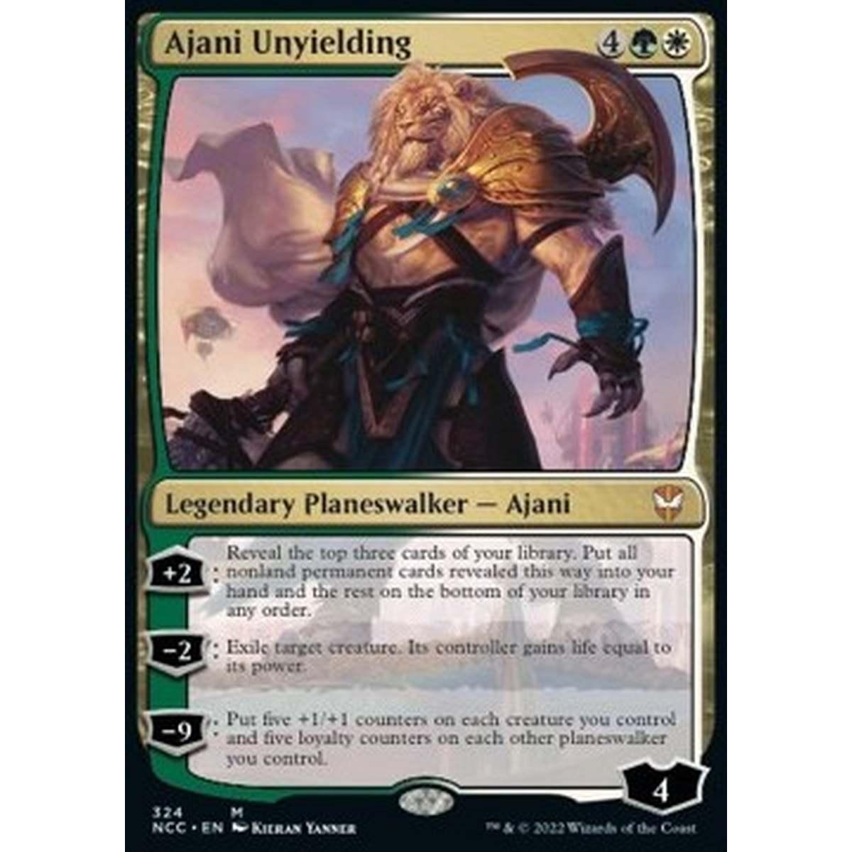 Ajani Unyielding - Ajani Unyielding - [NCC] [NM]