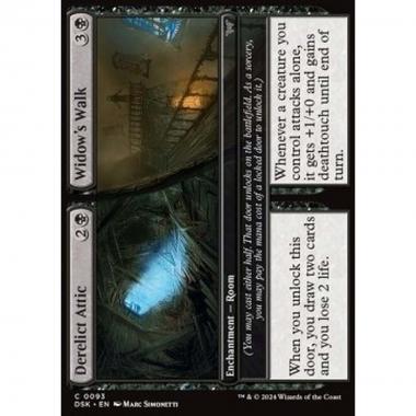 Derelict Attic // Widow's Walk - Derelict Attic // Widow's Walk - [DSK] [NM] [Foil]
