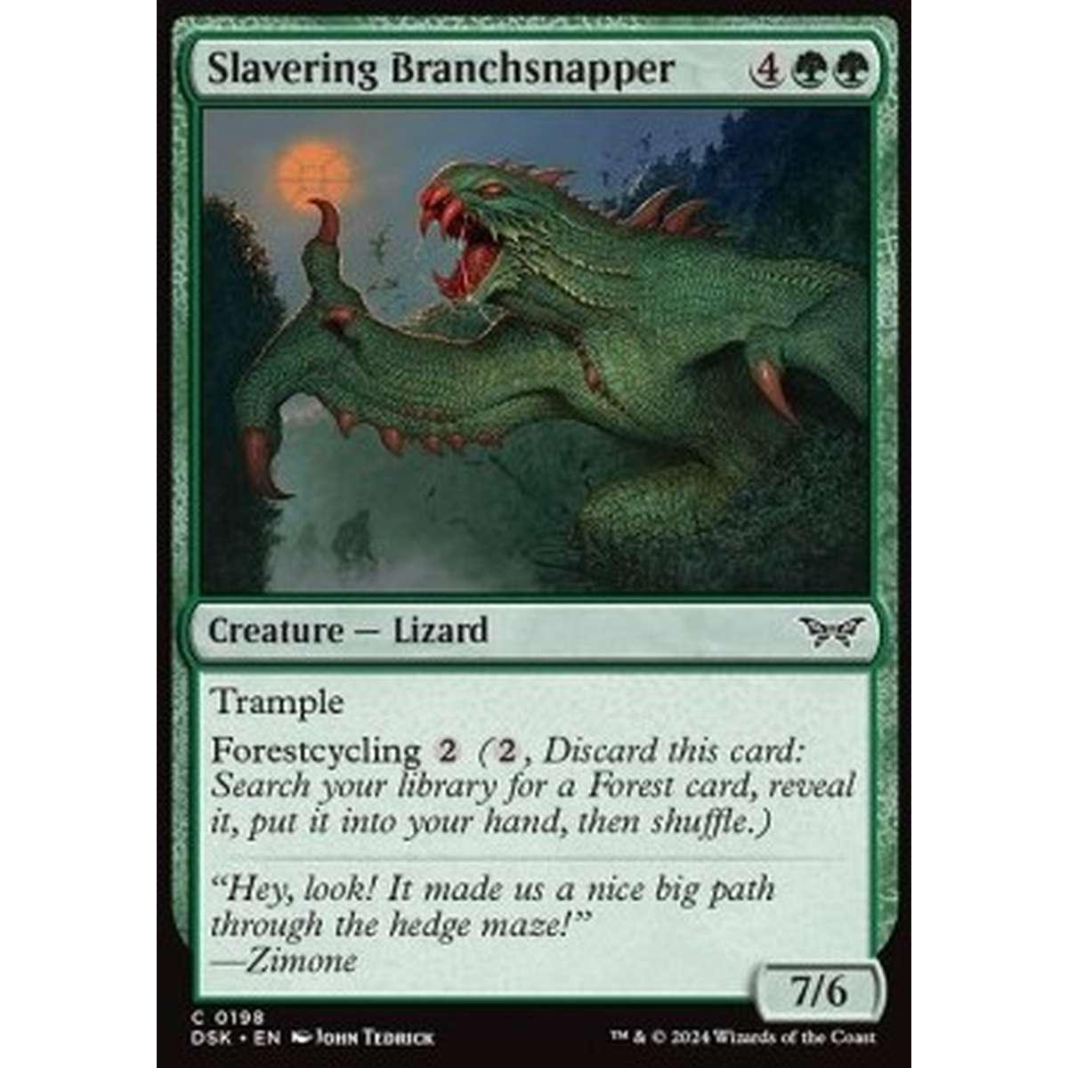 Slavering Branchsnapper - Slavering Branchsnapper - [DSK] [NM] [Foil]