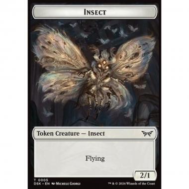 Insect Token (W 2/1) // Manifest Token (C 2/2) - Insect Token (W 2/1) // Manifest Token (C 2/2) - [TDSK] [NM] [Foil]
