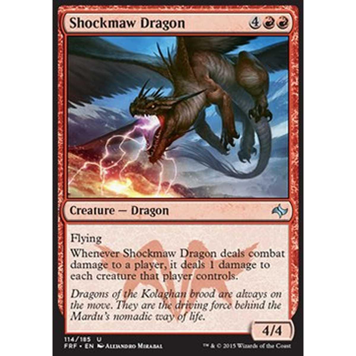Shockmaw Dragon - Drago Sputasaette - [FRF] [NM] [Foil]