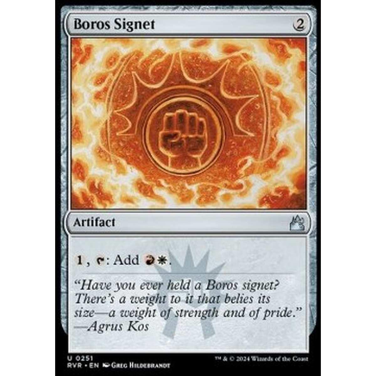 Boros Signet - Boros Signet - [RVR] [NM] [Foil]