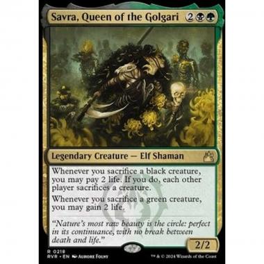 Savra, Queen of the Golgari - Savra, Queen of the Golgari - [RVR] [NM]