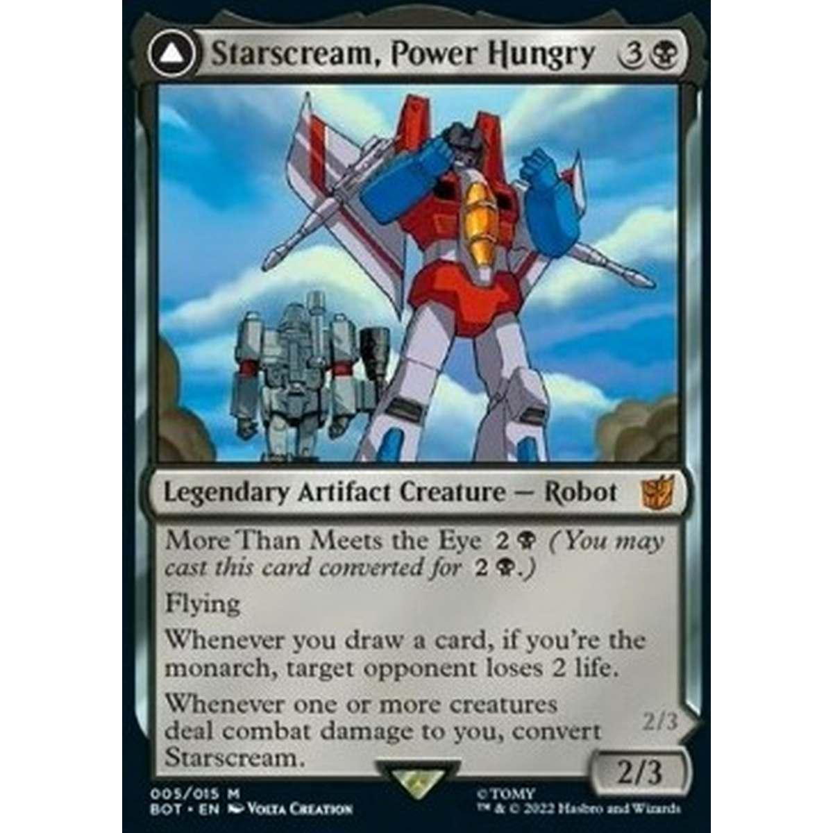 Starscream, Power Hungry // Starscream, Seeker Leader (V.1) - Starscream, Power Hungry // Starscream, Seeker Leader (V.1) - [BOT] [NM]