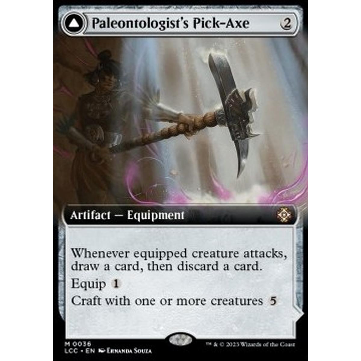 Paleontologist's Pick-Axe // Dinosaur Headdress - Paleontologist's Pick-Axe // Dinosaur Headdress - [XLCC] [NM]