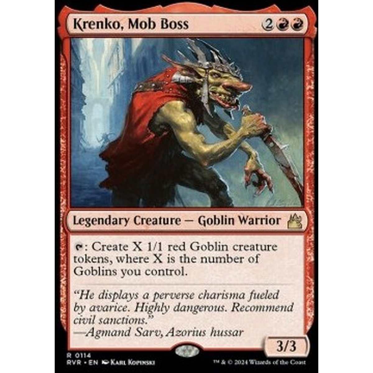 Krenko, Mob Boss - Krenko, Mob Boss - [RVR] [NM]
