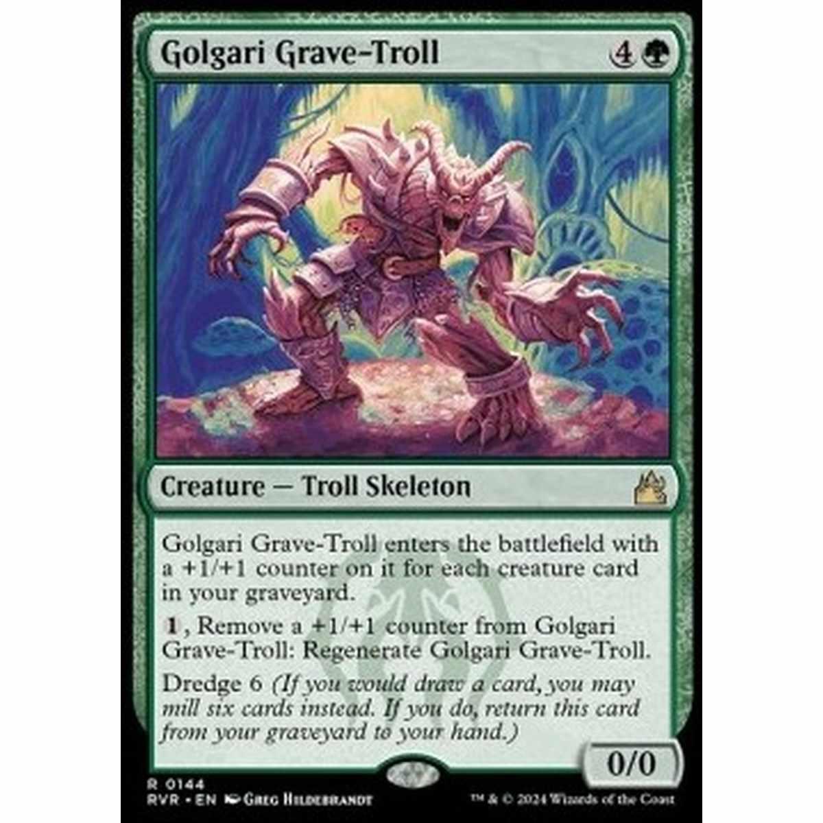 Golgari Grave-Troll - Golgari Grave-Troll - [RVR] [NM]