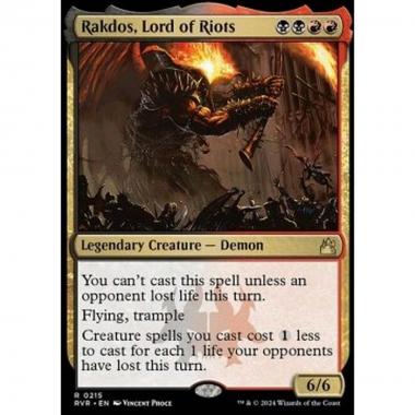 Rakdos, Lord of Riots - Rakdos, Lord of Riots - [RVR] [EX]