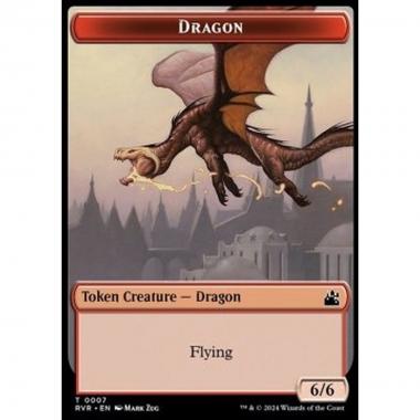 Dragon Token (Red 6/6) - Dragon Token (Red 6/6) - [TRVR] [NM]