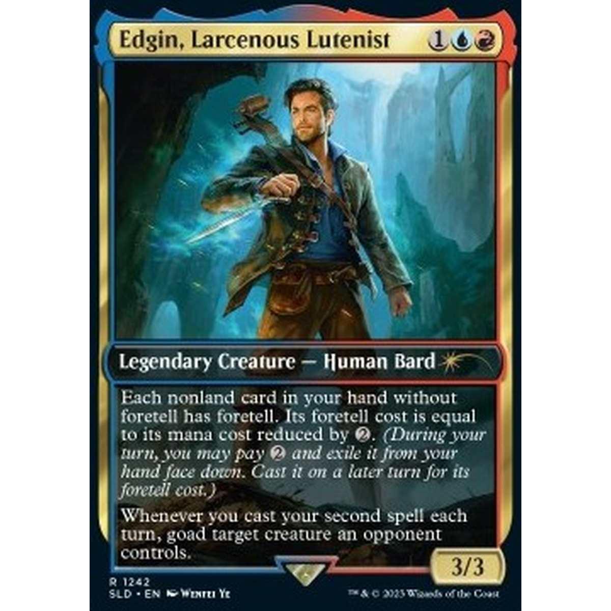 Edgin, Larcenous Lutenist - Edgin, Larcenous Lutenist - [SLDHAT] [NM]