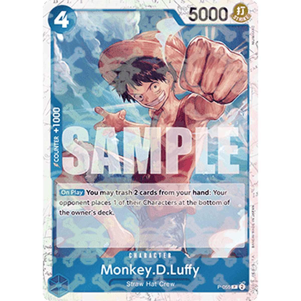 Monkey.D.Luffy (P-055) (V.1) - Monkey.D.Luffy (P-055) (V.1) - [PRB01] [NM]