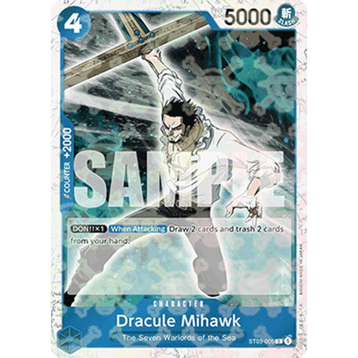 Dracule Mihawk (ST03-005) (V.1) - Dracule Mihawk (ST03-005) (V.1) - [PRB01] [NM]