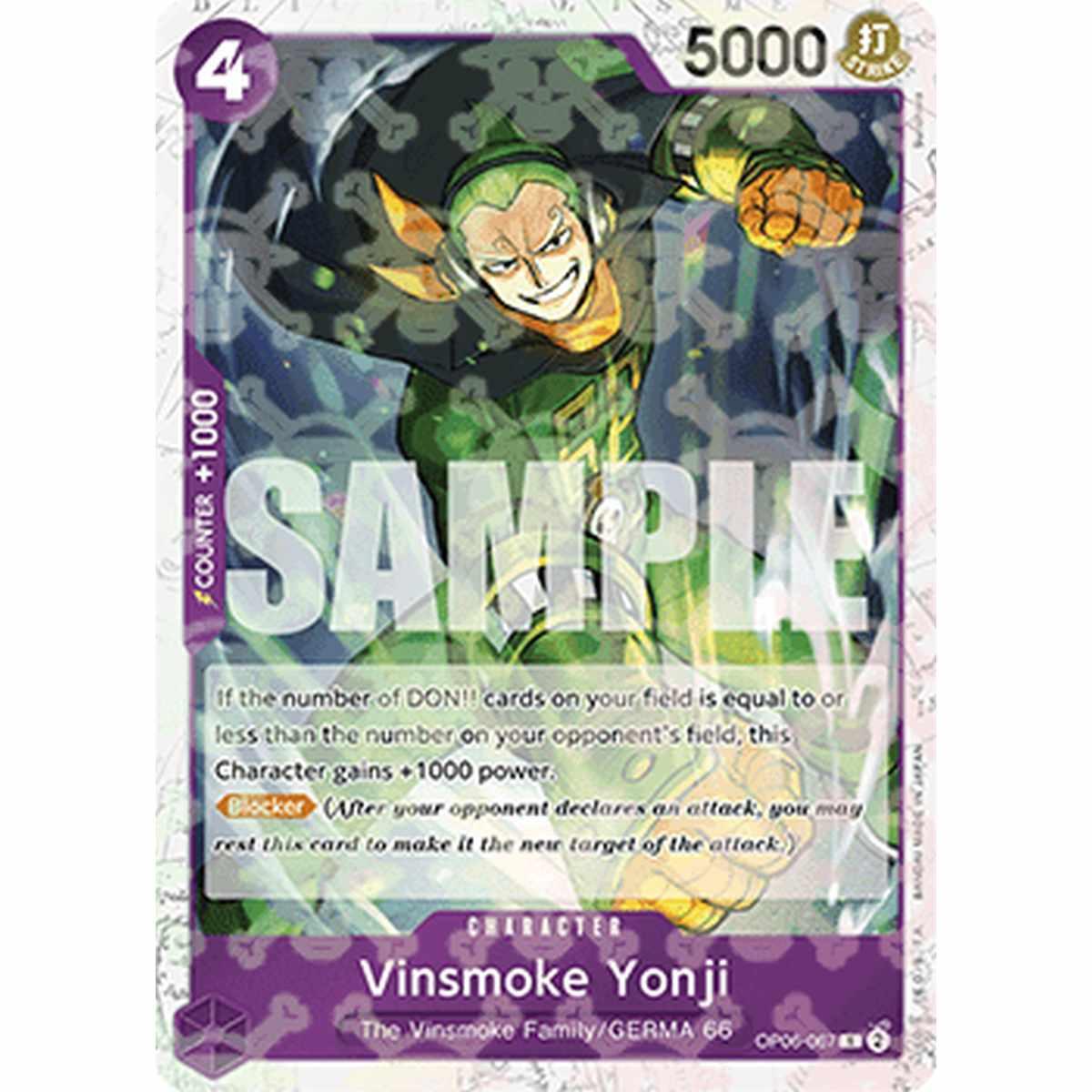 Vinsmoke Yonji (OP06-067) (V.1) - Vinsmoke Yonji (OP06-067) (V.1) - [PRB01] [NM]