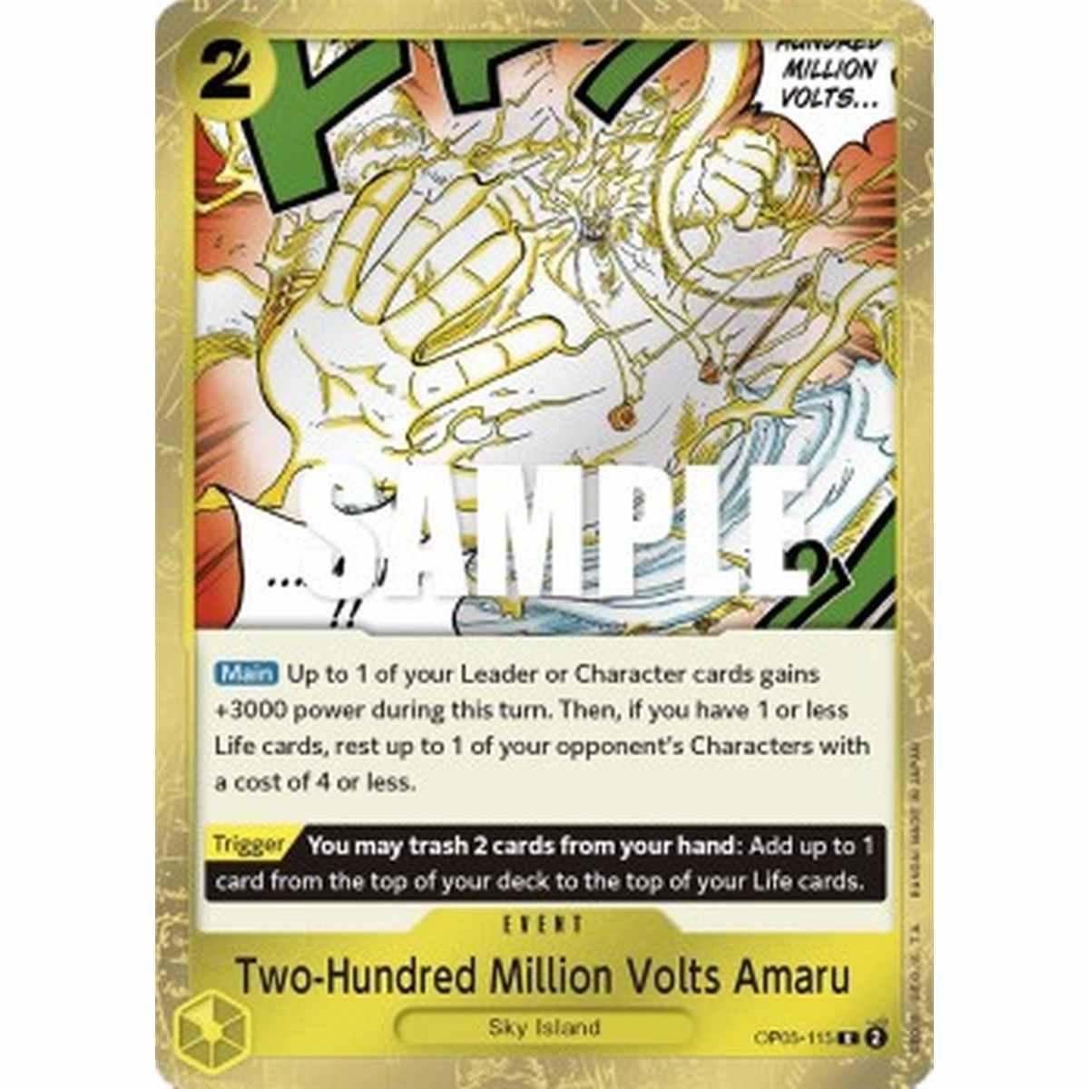 Two-Hundred Million Volts Amaru (OP05-115) - Two-Hundred Million Volts Amaru (OP05-115) - [OP05] [NM]