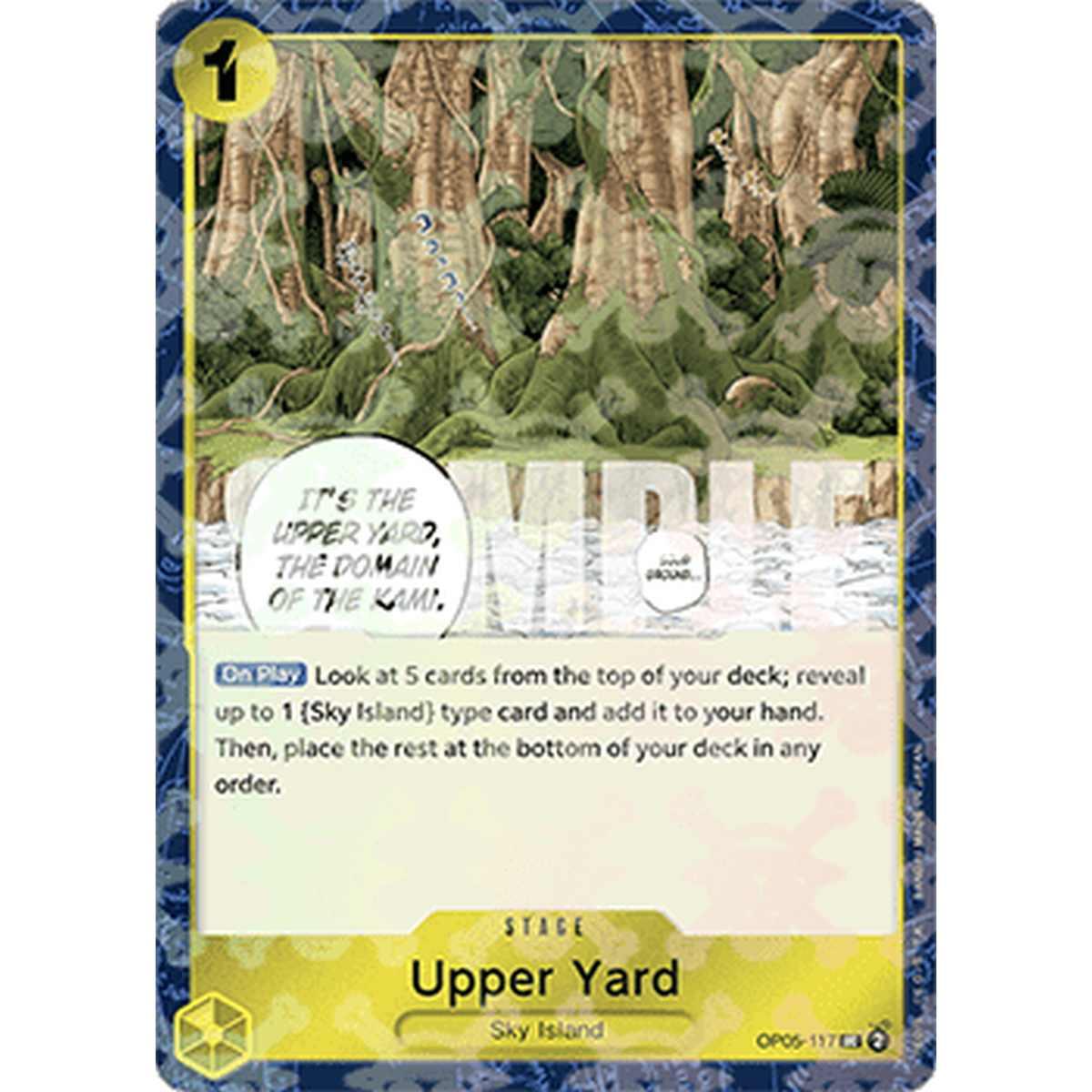 Upper Yard (OP05-117) (V.1) - Upper Yard (OP05-117) (V.1) - [PRB01] [NM]