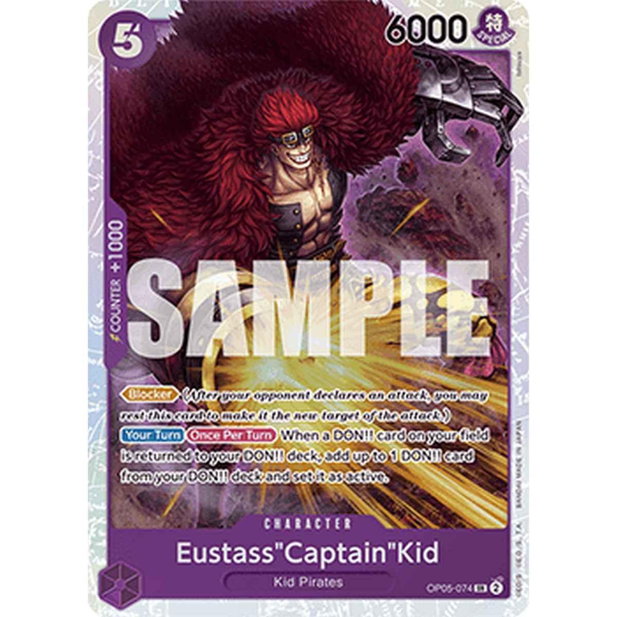 Eustass""Captain""Kid (OP05-074) (V.1) - Eustass""Captain""Kid (OP05-074) (V.1) - [PRB01] [NM]