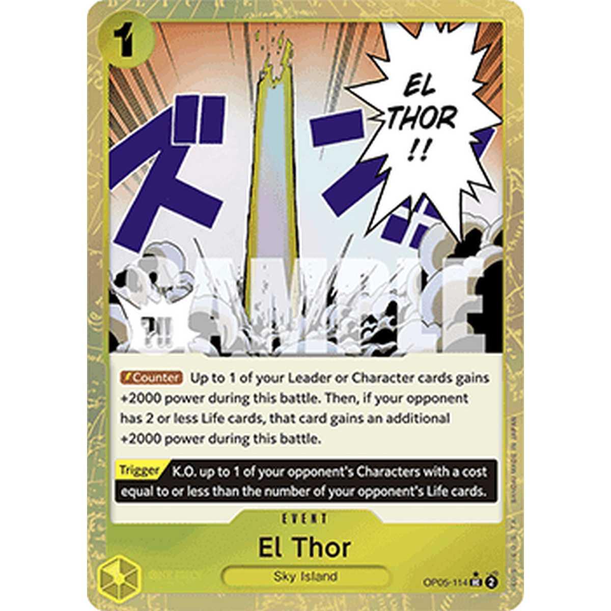 El Thor (OP05-114) (V.2) - El Thor (OP05-114) (V.2) - [PRB01] [NM]
