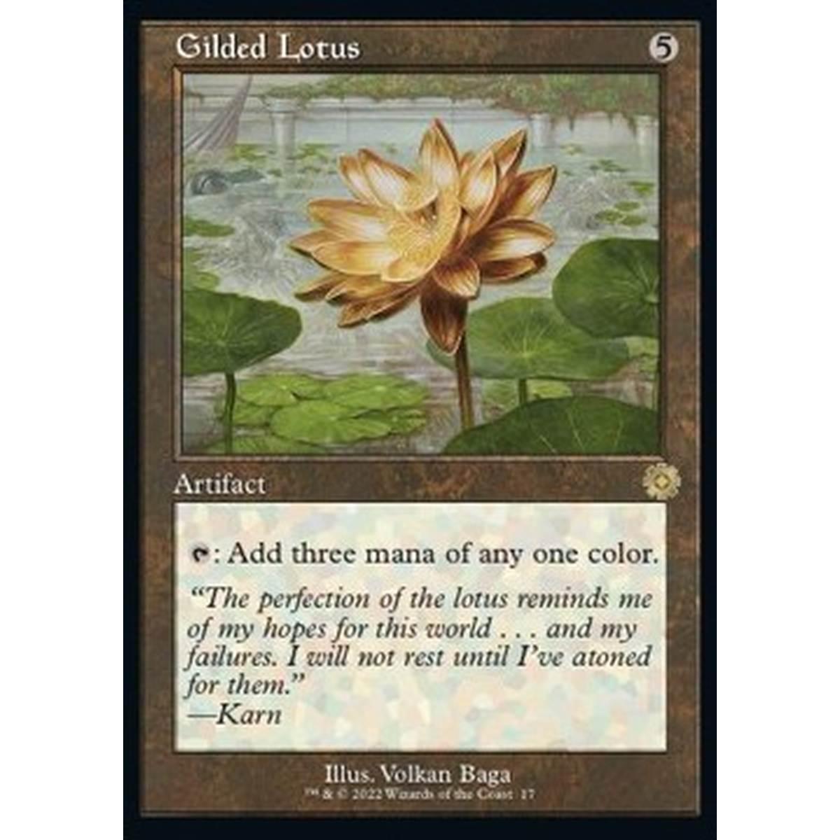 Gilded Lotus (V.1) - Loto Dorato (V.1) - [BRR] [NM] [Foil]