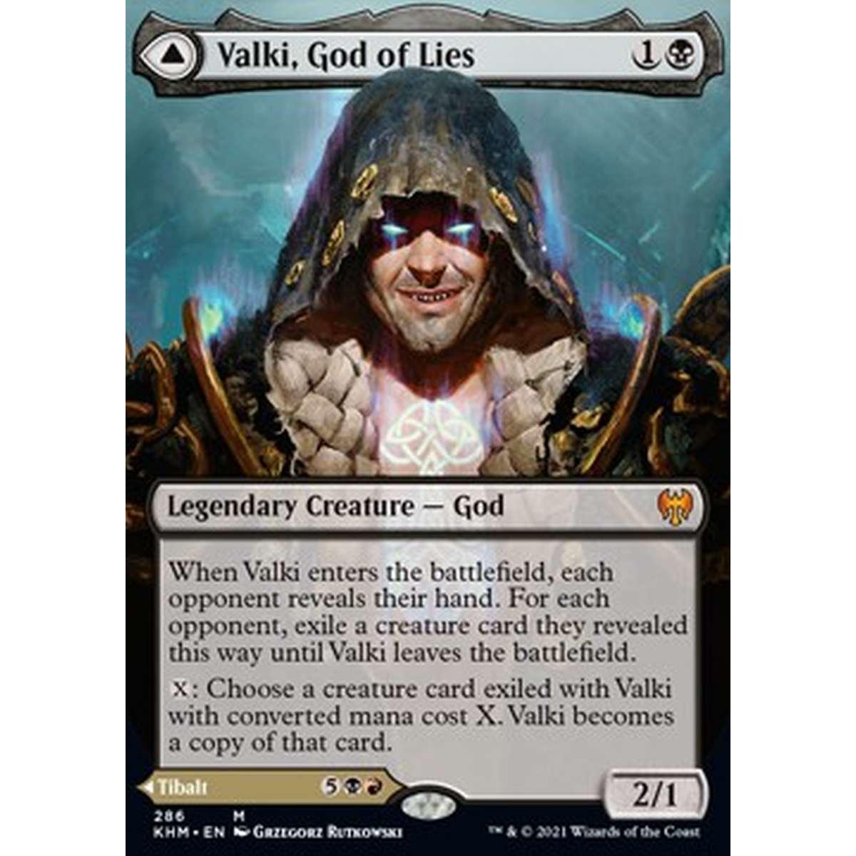 Valki, God of Lies // Tibalt, Cosmic Impostor (V.1) - Valki, God of Lies // Tibalt, Cosmic Impostor (V.1) - [XKHM] [NM] [Foil]