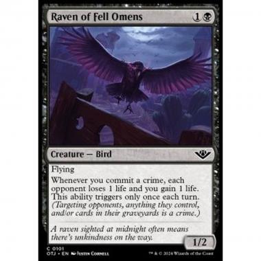 Raven of Fell Omens - Raven of Fell Omens - [OTJ] [NM]